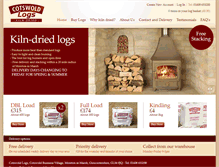 Tablet Screenshot of cotswoldlogs.co.uk